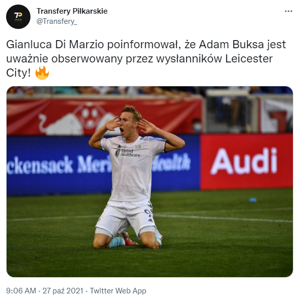Di Marzio: Ten klub z Premier League OBSERWUJE Adama Buksę!